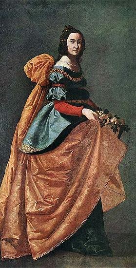 Francisco de Zurbaran Santa Isabel de Portugal oil painting image